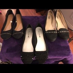 Women’s Black Flats Lot